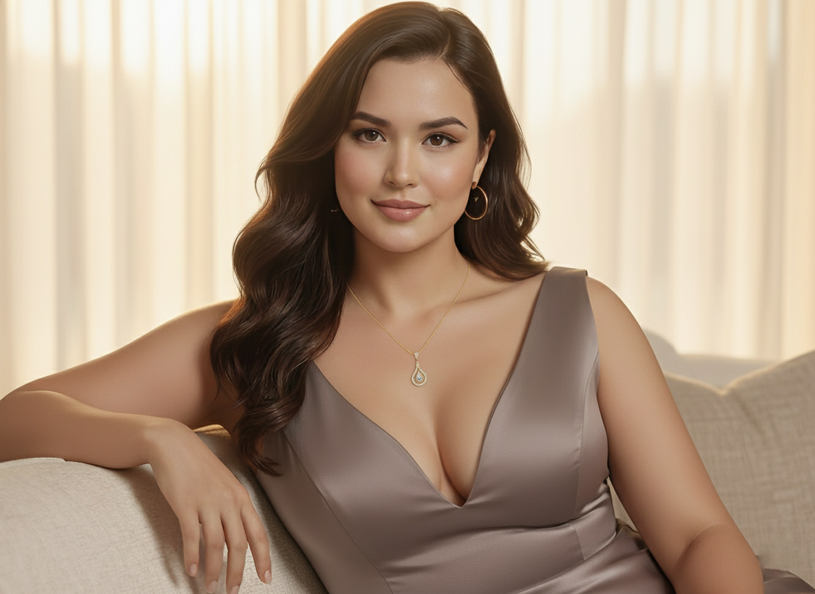 Celestial Drop – 925 Sterling Silver D-Color Moissanite Teardrop Necklace | 14K Gold-Plated Luxury Clavicle Chain