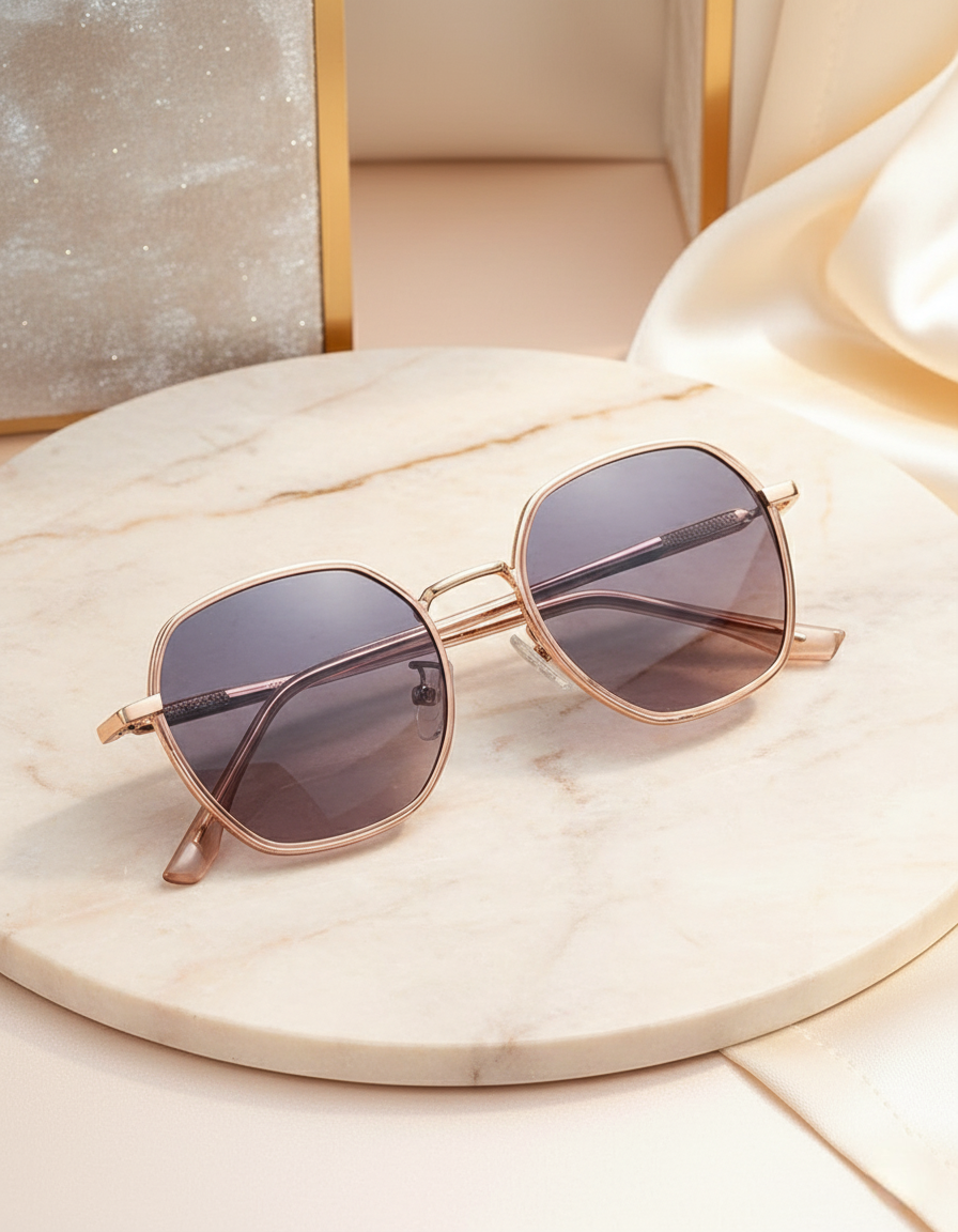 Urban Luxe – Polarized Square Frame Sunglasses for Women | High-Fashion Street Style | Multiple Color Options