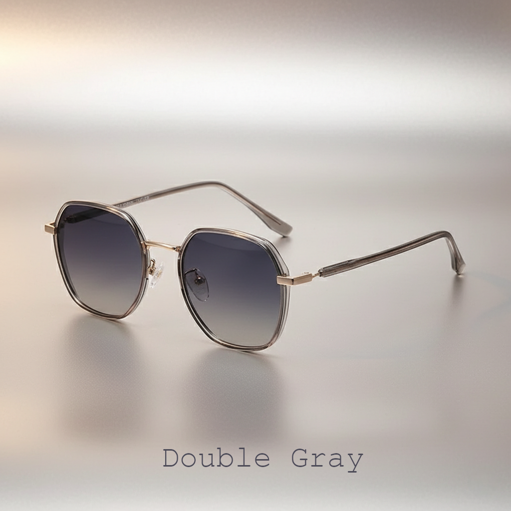 Urban Luxe – Polarized Square Frame Sunglasses for Women | High-Fashion Street Style | Multiple Color Options