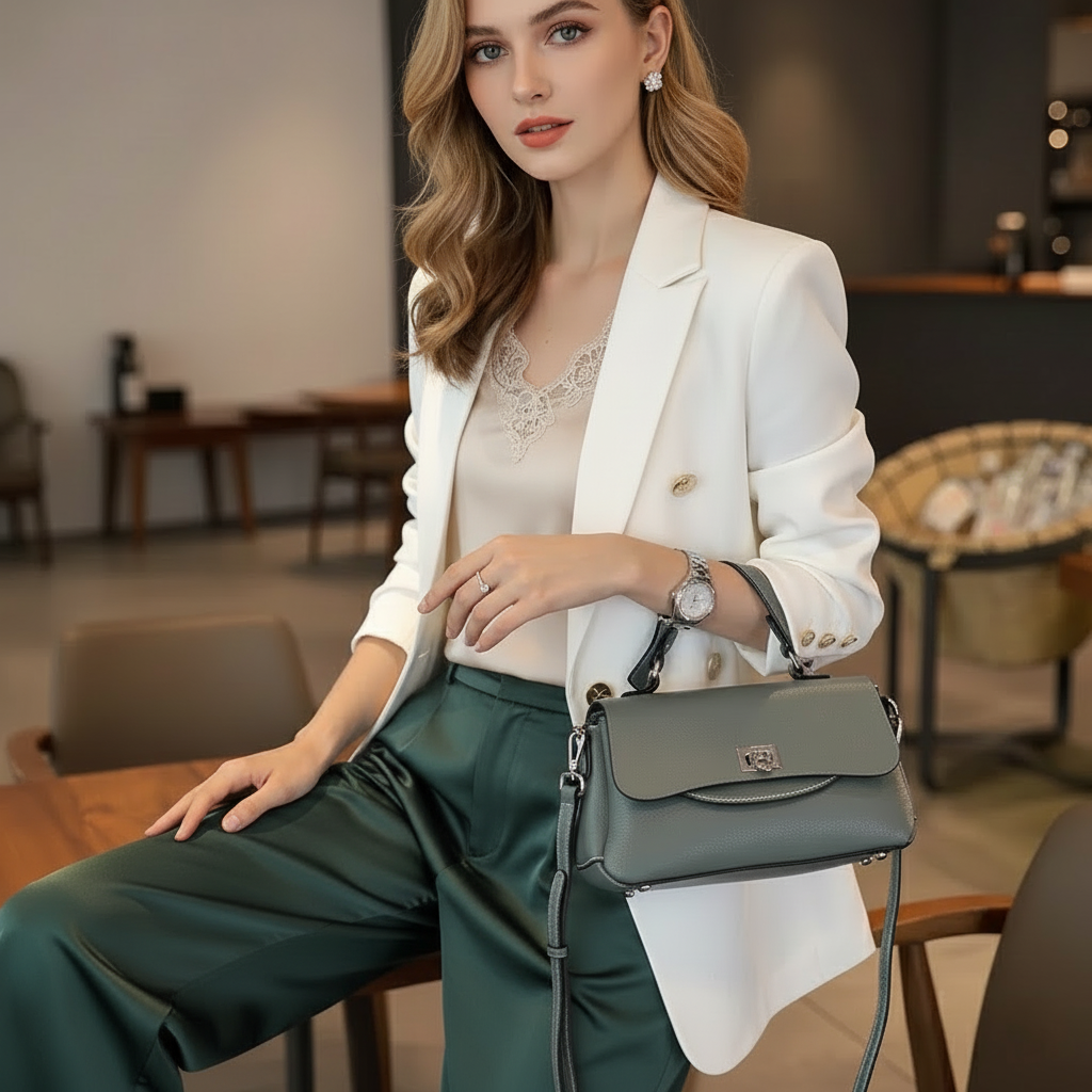 The Milan - Genuine Leather Crossbody & Handbag | Everyday Shoulder Bag
