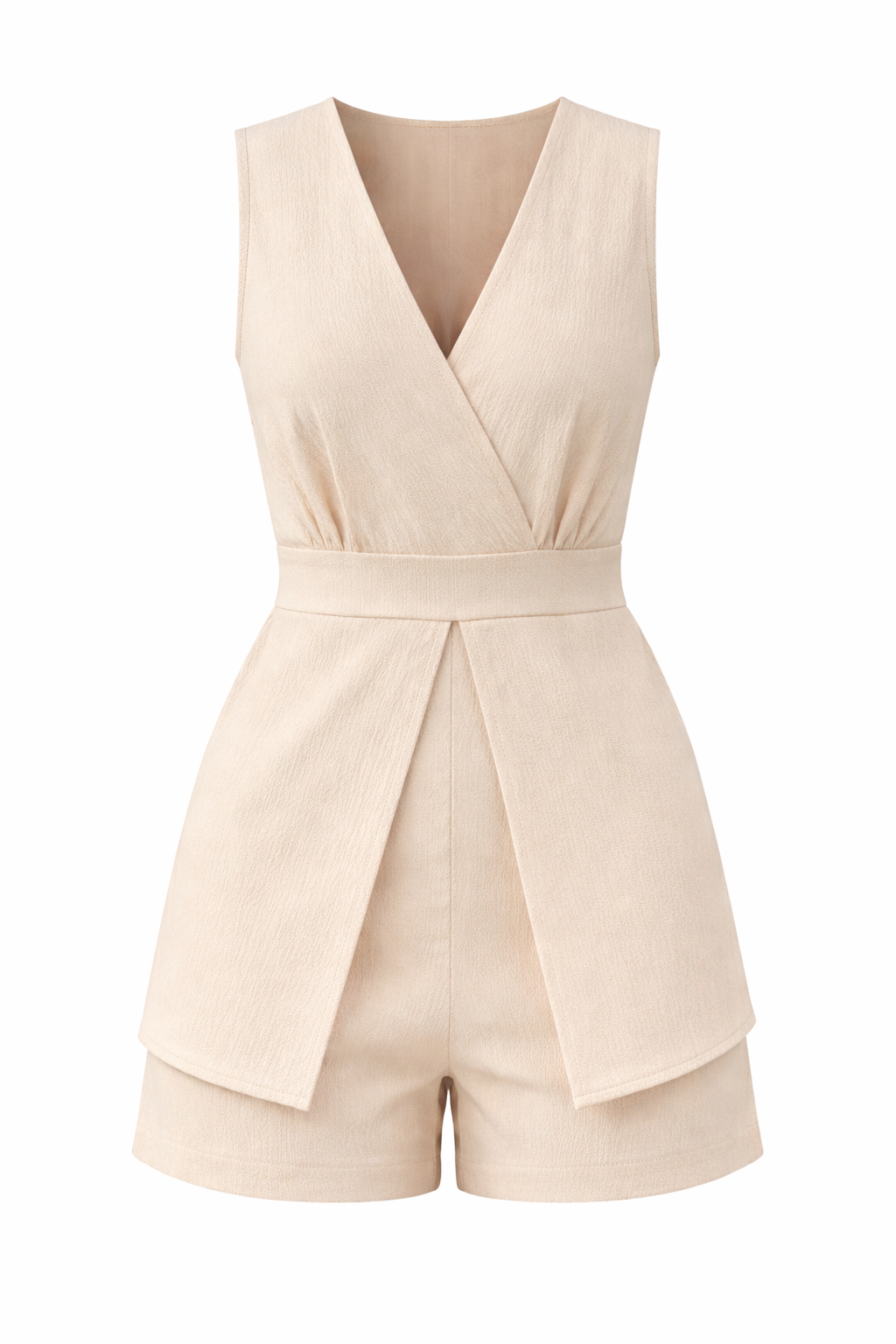 Pearl Hour - Elegant Apricot Romper