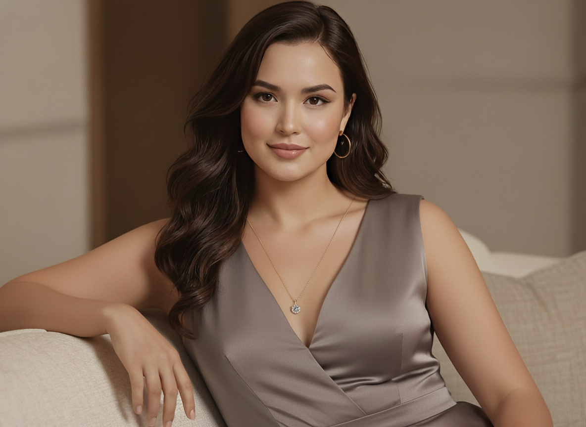 Celeste Glow – 925 Sterling Silver Moissanite Necklace in Gold & Platinum Finishes