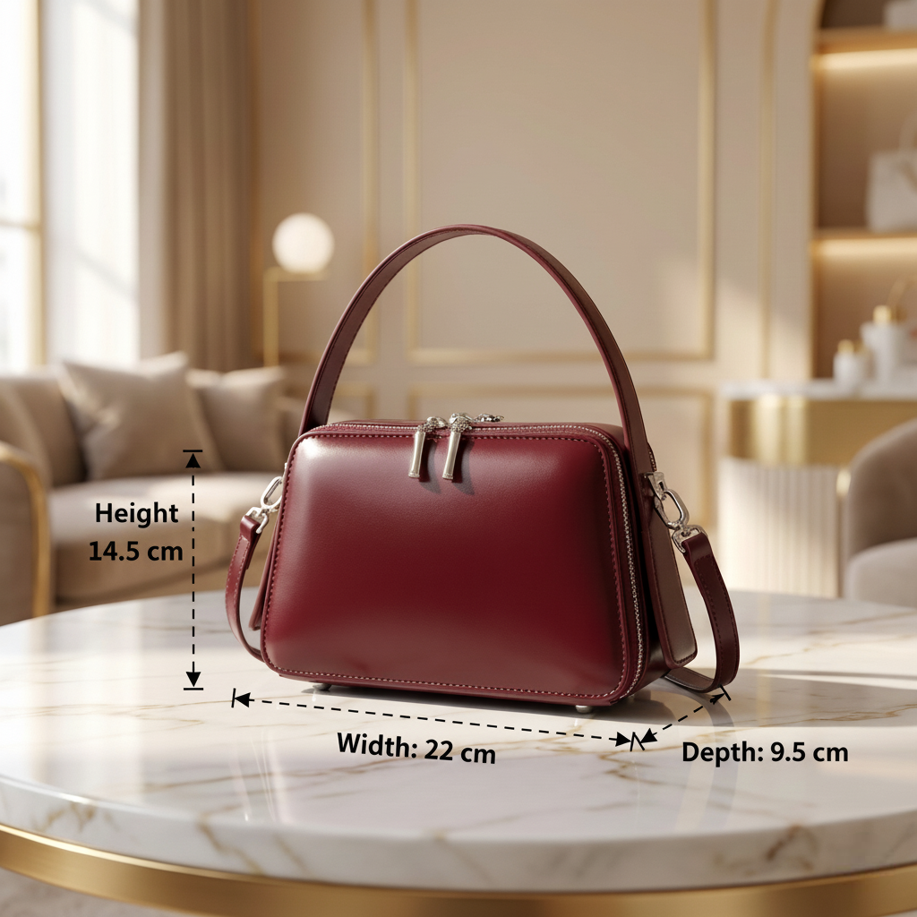 The Verona - Premium Leather Commuter Handbag | Urban Minimalist Crossbody