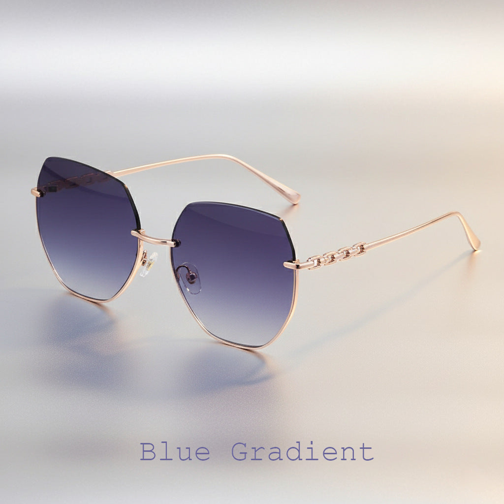 Aero Vue – High-End Semi-Rimmed Sunglasses for Women | Premium Sun Protection · Travel & Outdoor Style