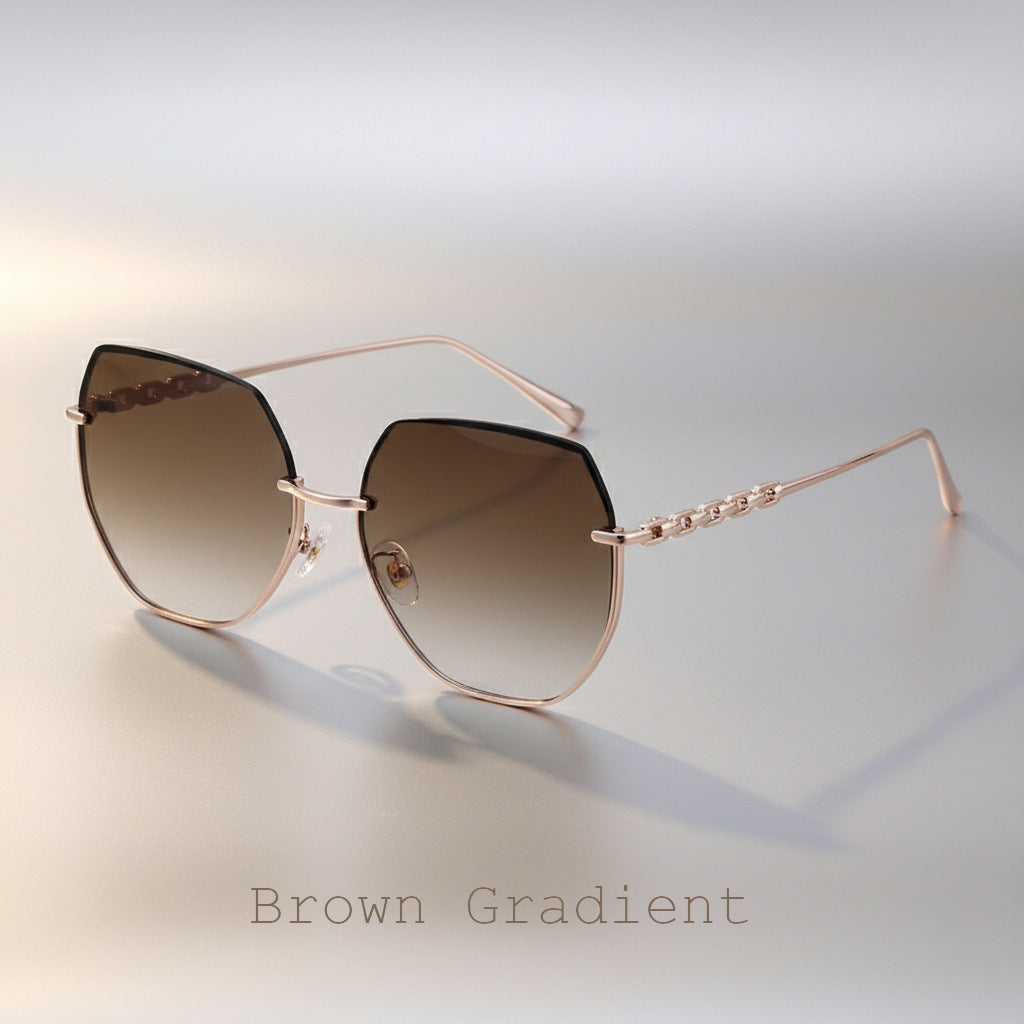 Aero Vue – High-End Semi-Rimmed Sunglasses for Women | Premium Sun Protection · Travel & Outdoor Style