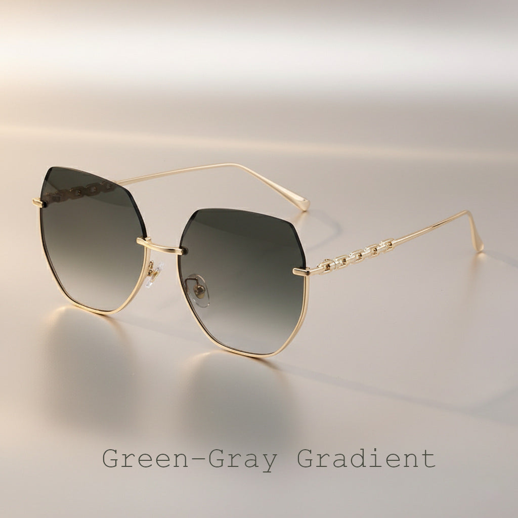 Aero Vue – High-End Semi-Rimmed Sunglasses for Women | Premium Sun Protection · Travel & Outdoor Style