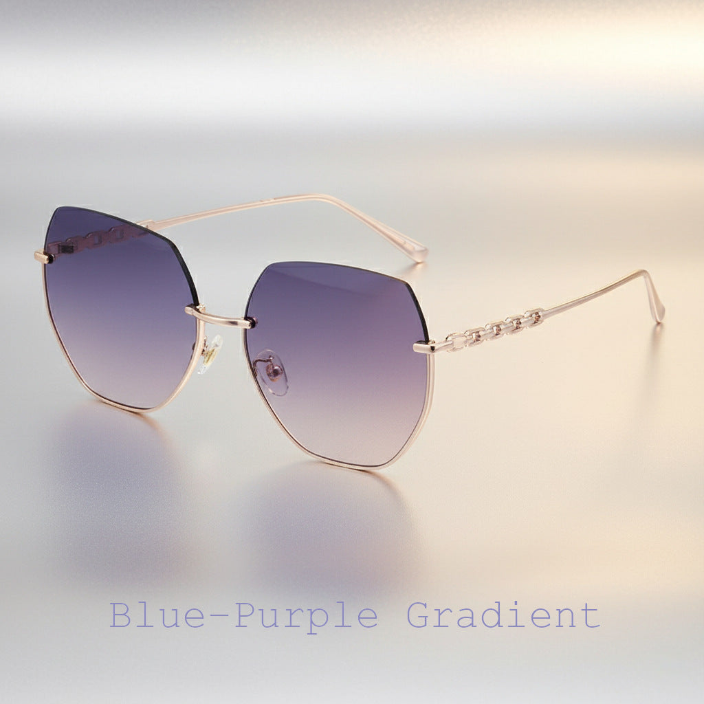 Aero Vue – High-End Semi-Rimmed Sunglasses for Women | Premium Sun Protection · Travel & Outdoor Style