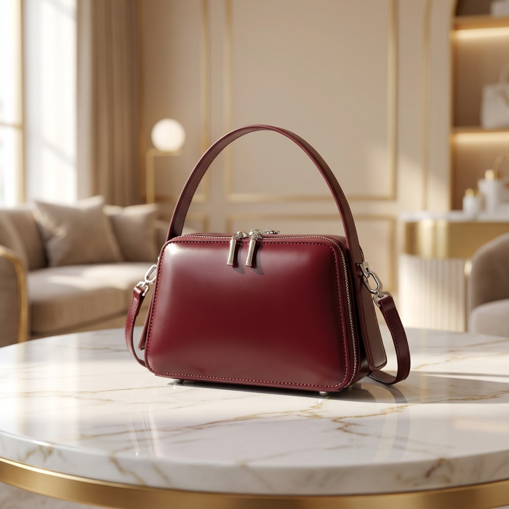 The Verona - Premium Leather Commuter Handbag | Urban Minimalist Crossbody