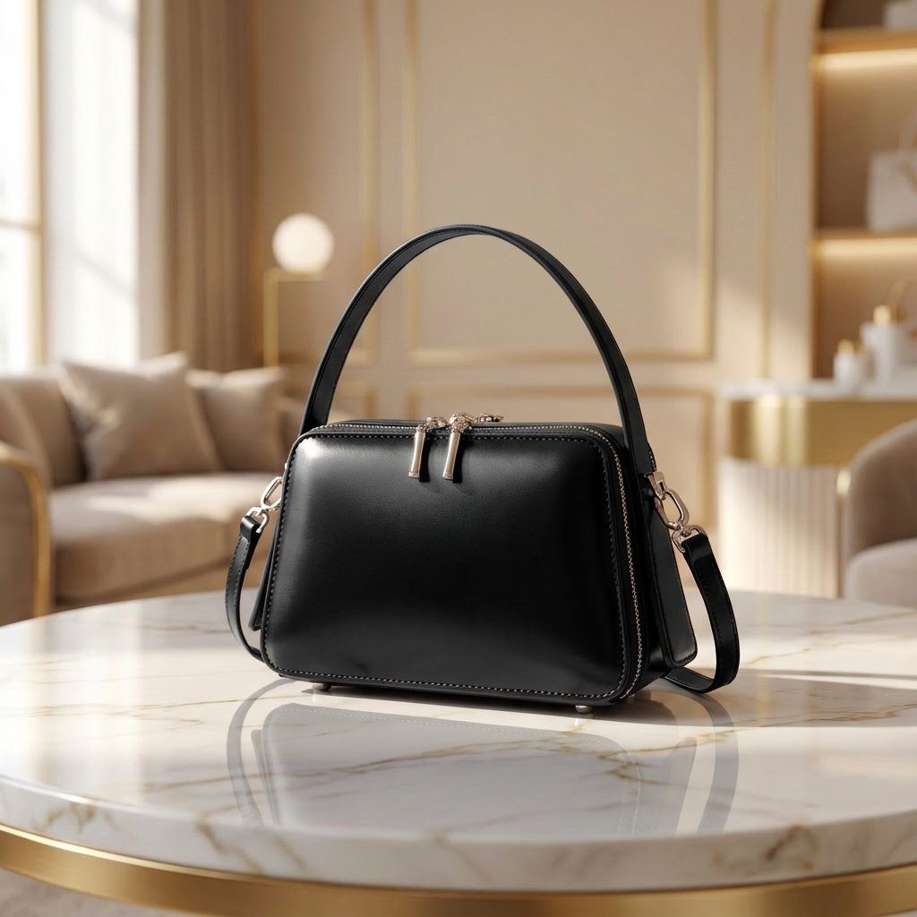 The Verona - Premium Leather Commuter Handbag | Urban Minimalist Crossbody